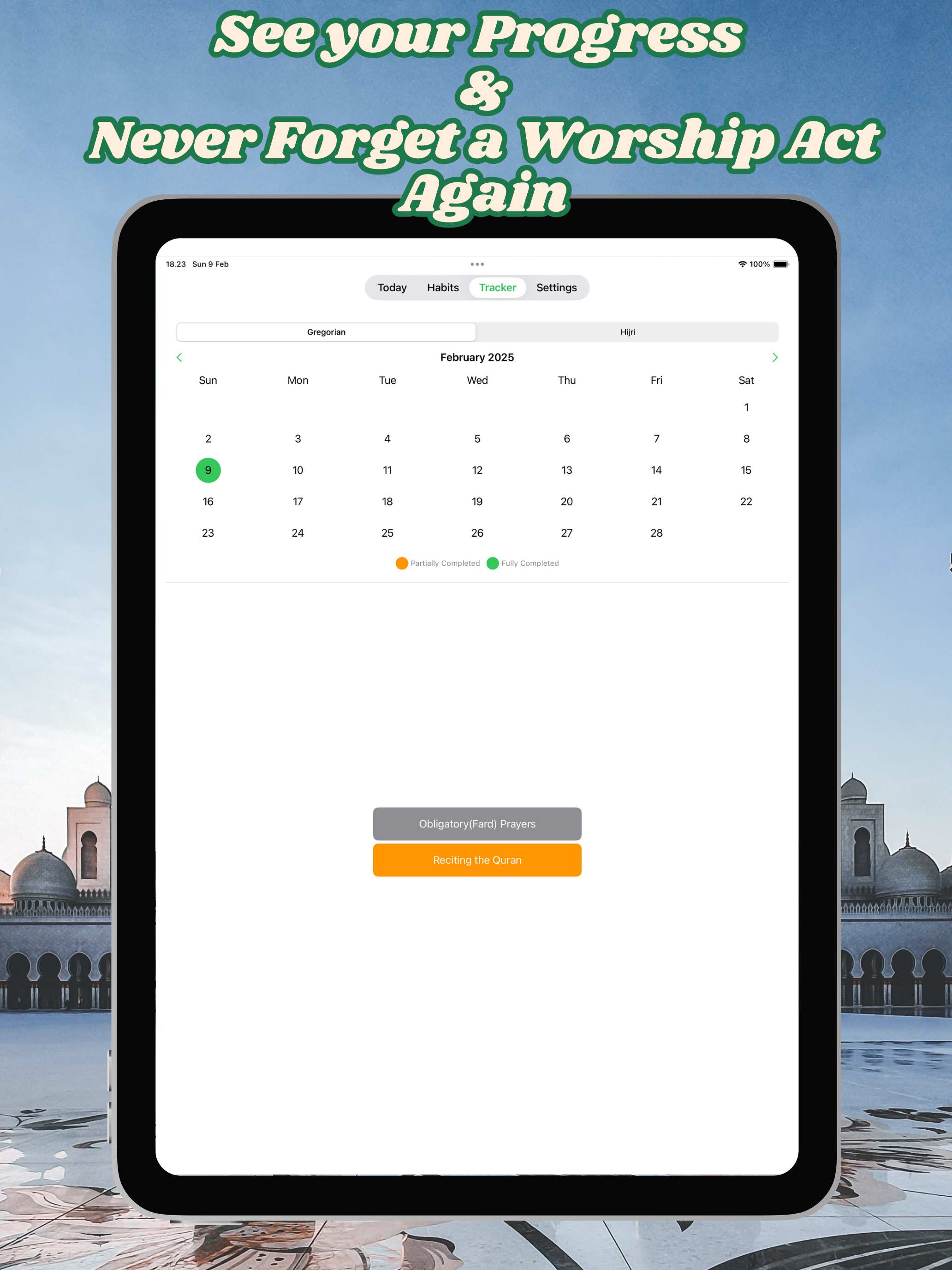 Muslim Habits Tracker
