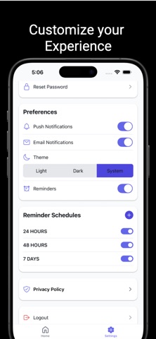Quick Assignment Tracker screenshot