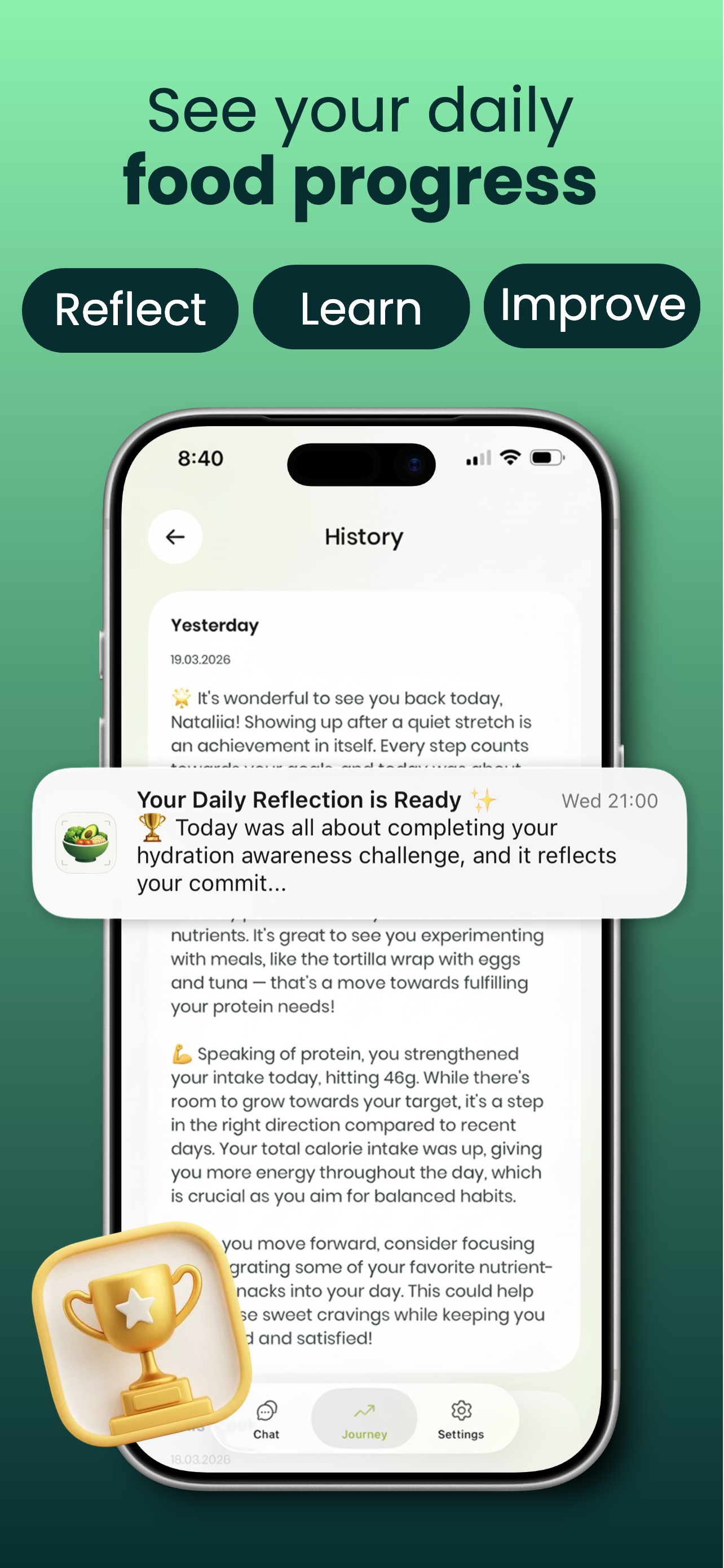 Eattie: AI Food Diary & Diet screenshot 6