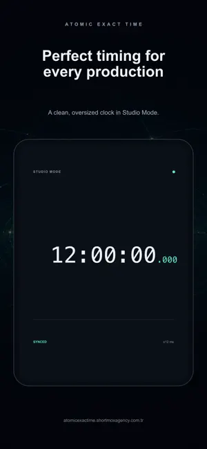 Atomic Exact Time: Clock screenshot 3