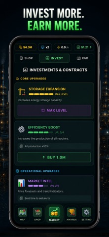 ChernoGrid: Energy Tycoon iPhone screenshot