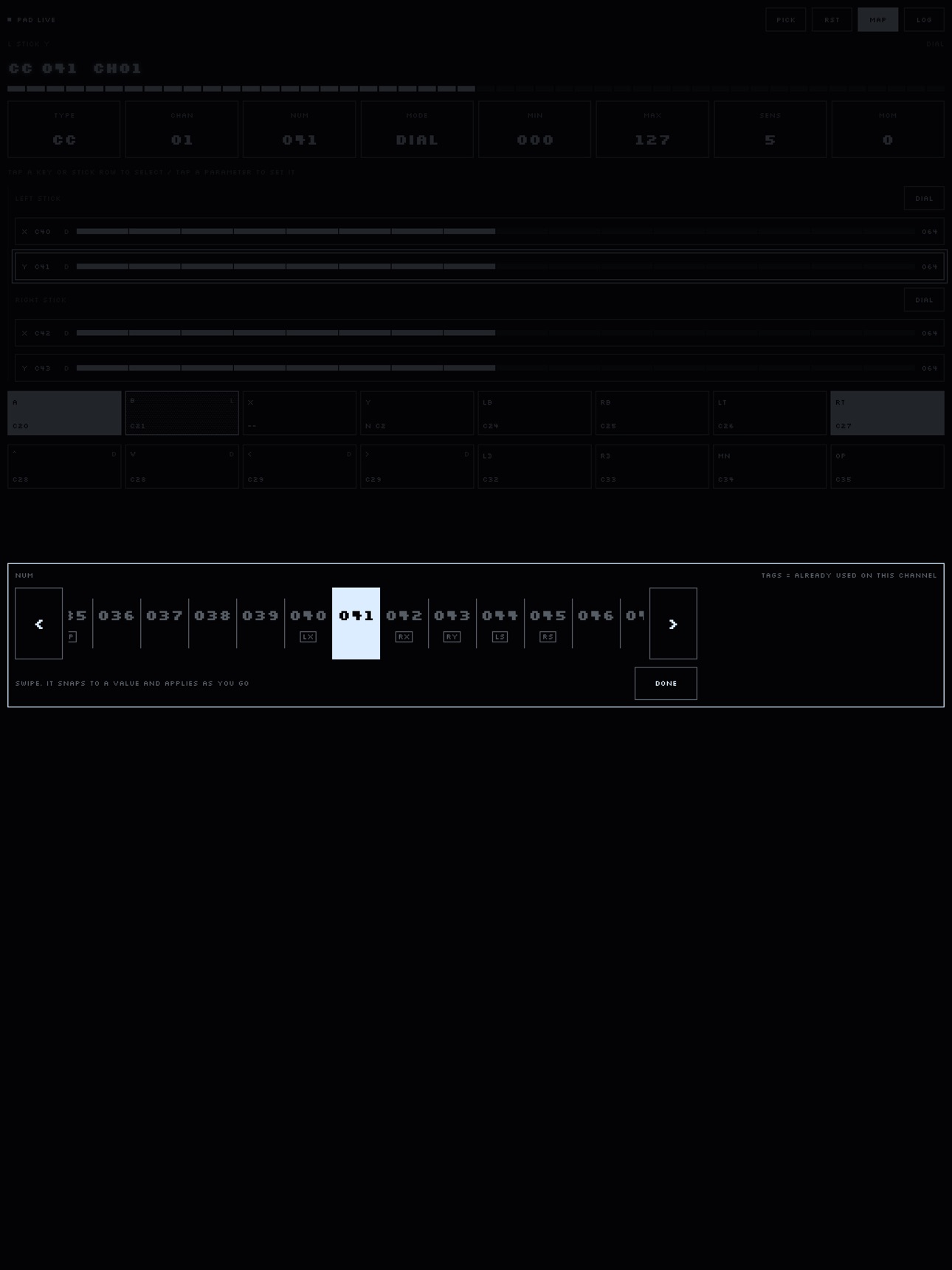 Screenshot 9 of Gamepad MIDI AUv3