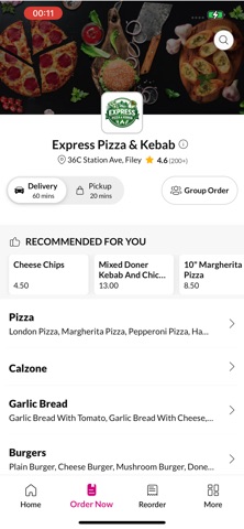 Express Pizza & Kebab, screenshot