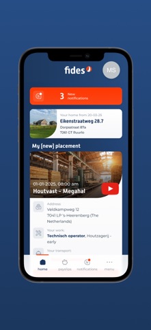 MyFides – working at Fides iPhone screenshot