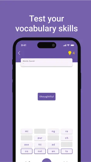 Quarti: Word Puzzles screenshot 1