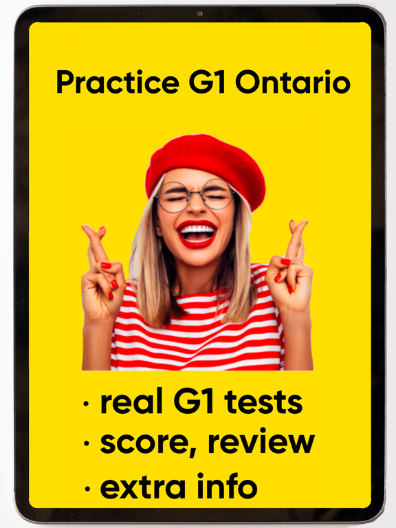 G1 driver's test Ontario 2025 iPad screenshot 3 - Education app