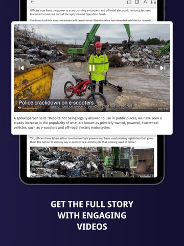Wiltshire Gazette and Herald iPad screenshot