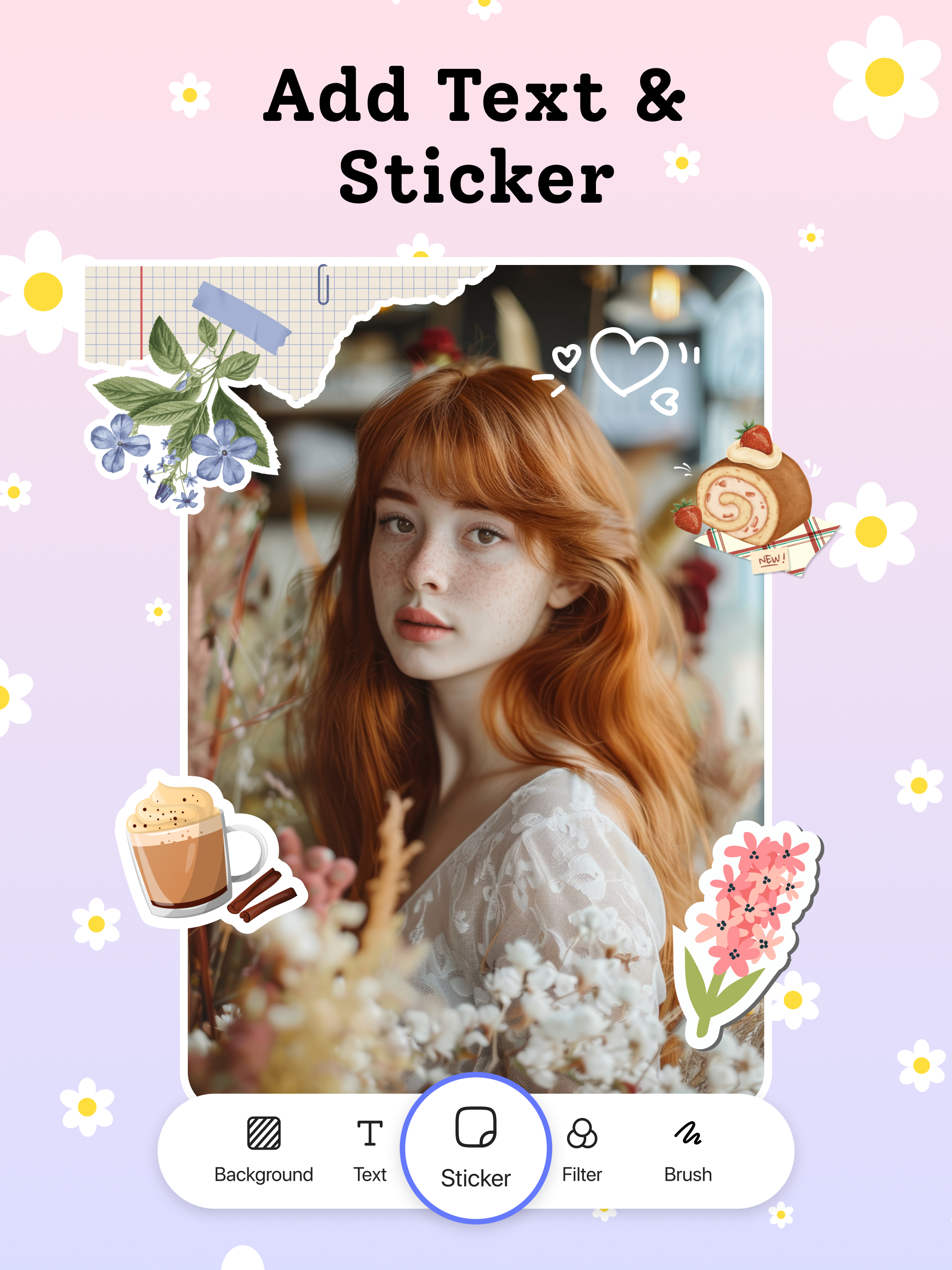 Photo Layout - DIY Wallpaper