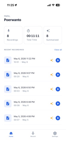 Skriptr - Voice to Notes Screenshot 2 of 8