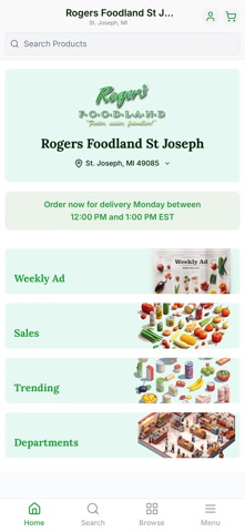 Roger's Foodland iPhone screenshot