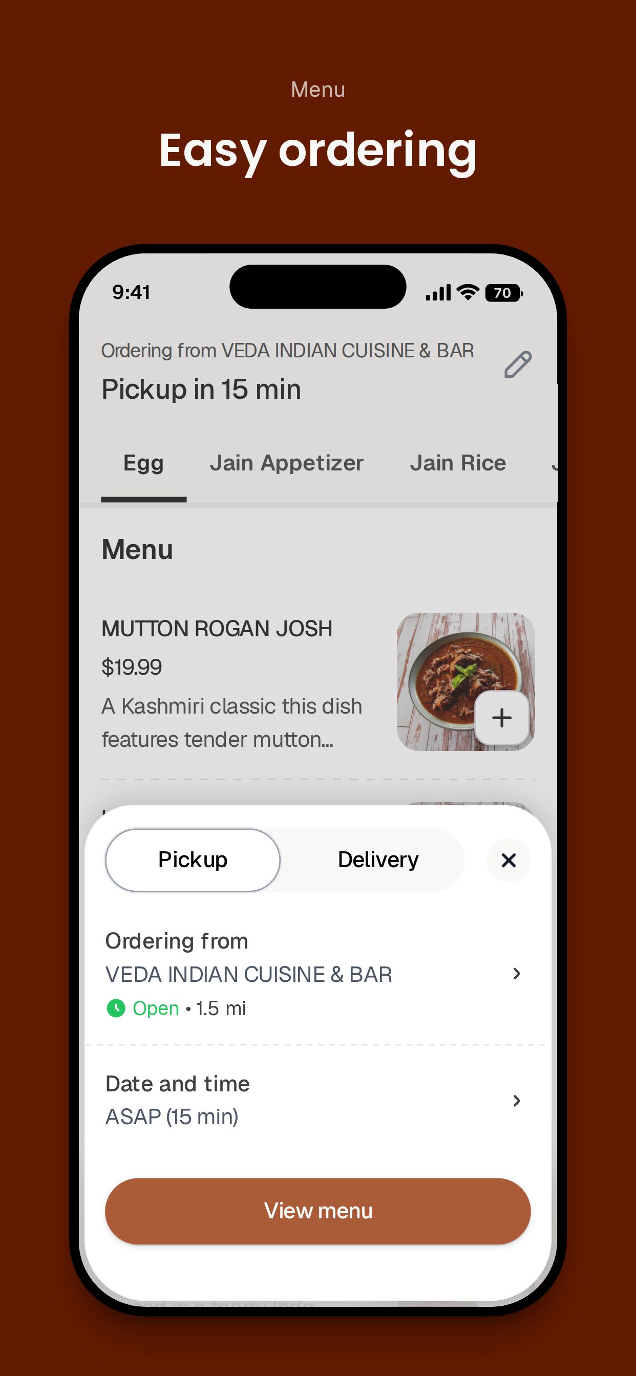 VEDA INDIAN CUISINE & BAR screenshot 3