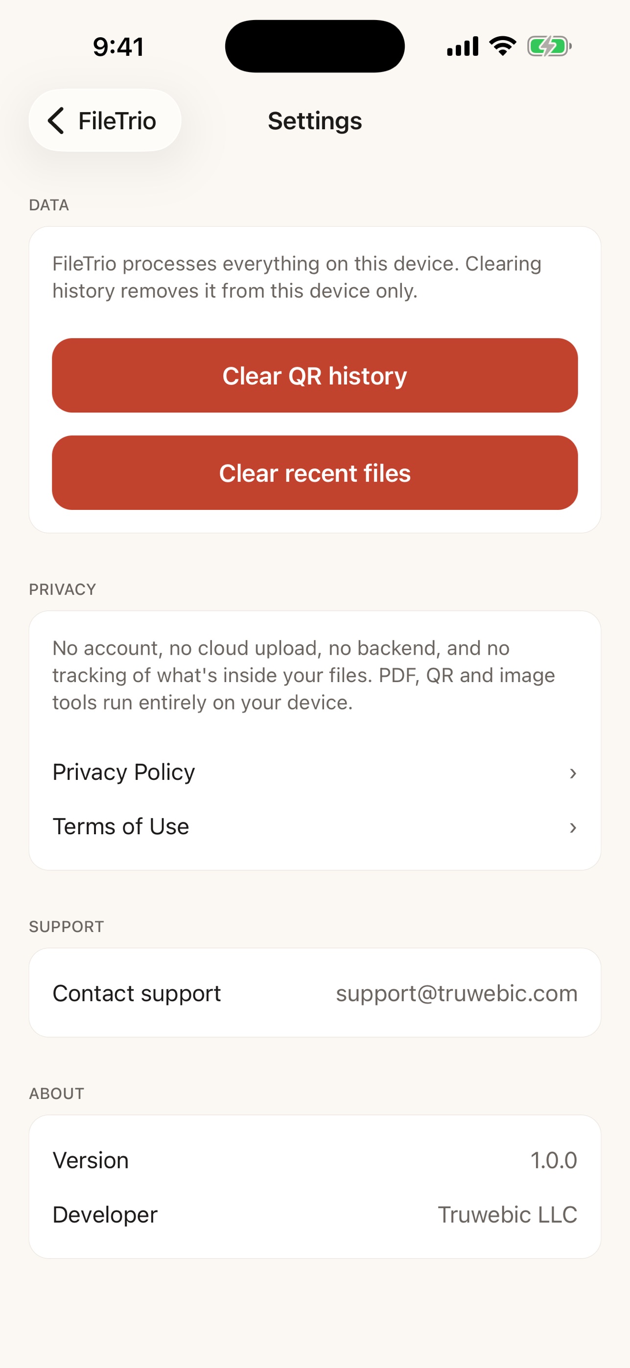 Screenshot 2 of FileTrio: PDF, Image, QR Tools