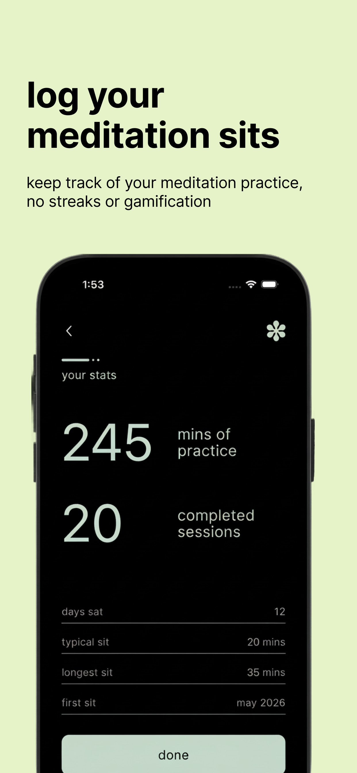 Presence: meditation timer