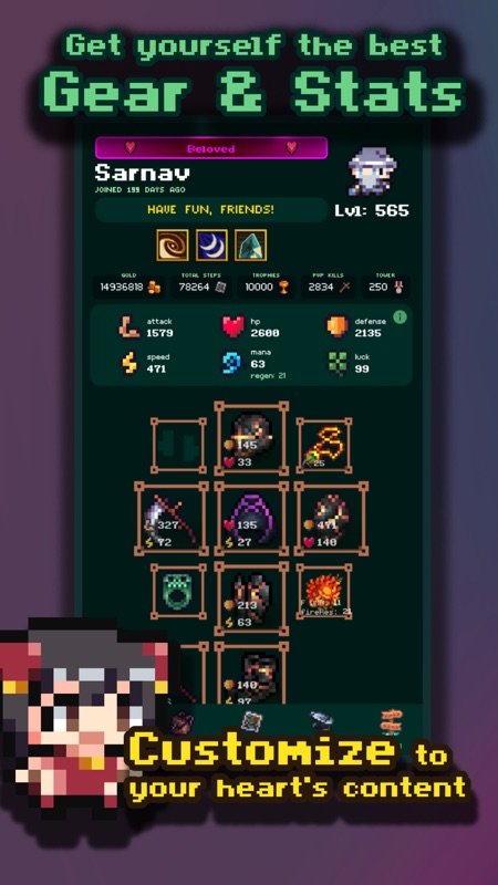 Pixel Odyssey: Simple MMORPG screenshot 3