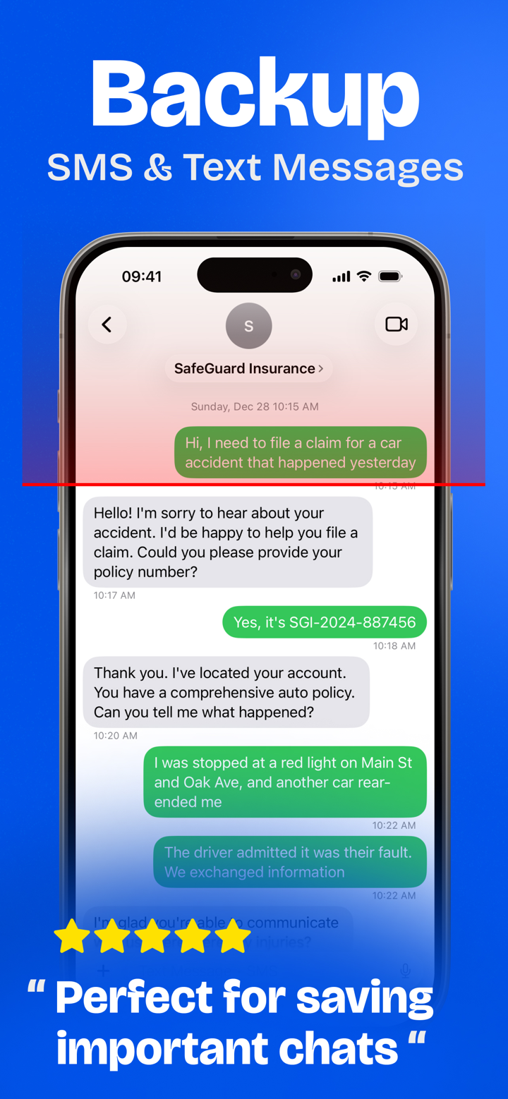 Text Message Export: TextScape screenshot 1
