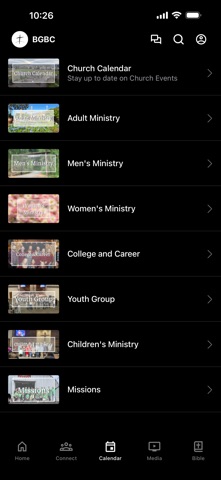 Battle Ground Baptist Church iPhone screenshot