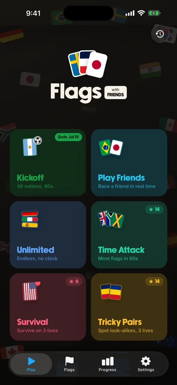 Screenshot #1 pour Flags With Friends