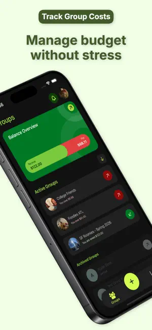 Split-Money: Share Expenses screenshot 1