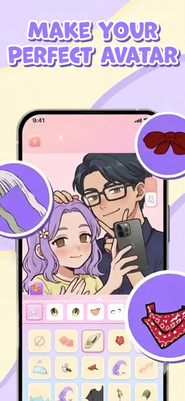 Anime Avatar: Couple Maker screenshot 1 of 5