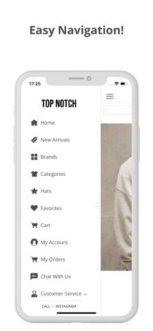 Top Notch Clothing Store iPhone screenshot