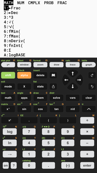 Taculator 84 Graphing Calc app screenshot 3