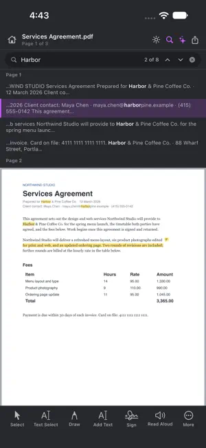 Flourish PDF: Editor & OCR screenshot 1