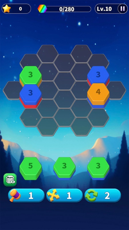 Hexa Master 3D - 六角ブロックパズルゲーム screenshot 5