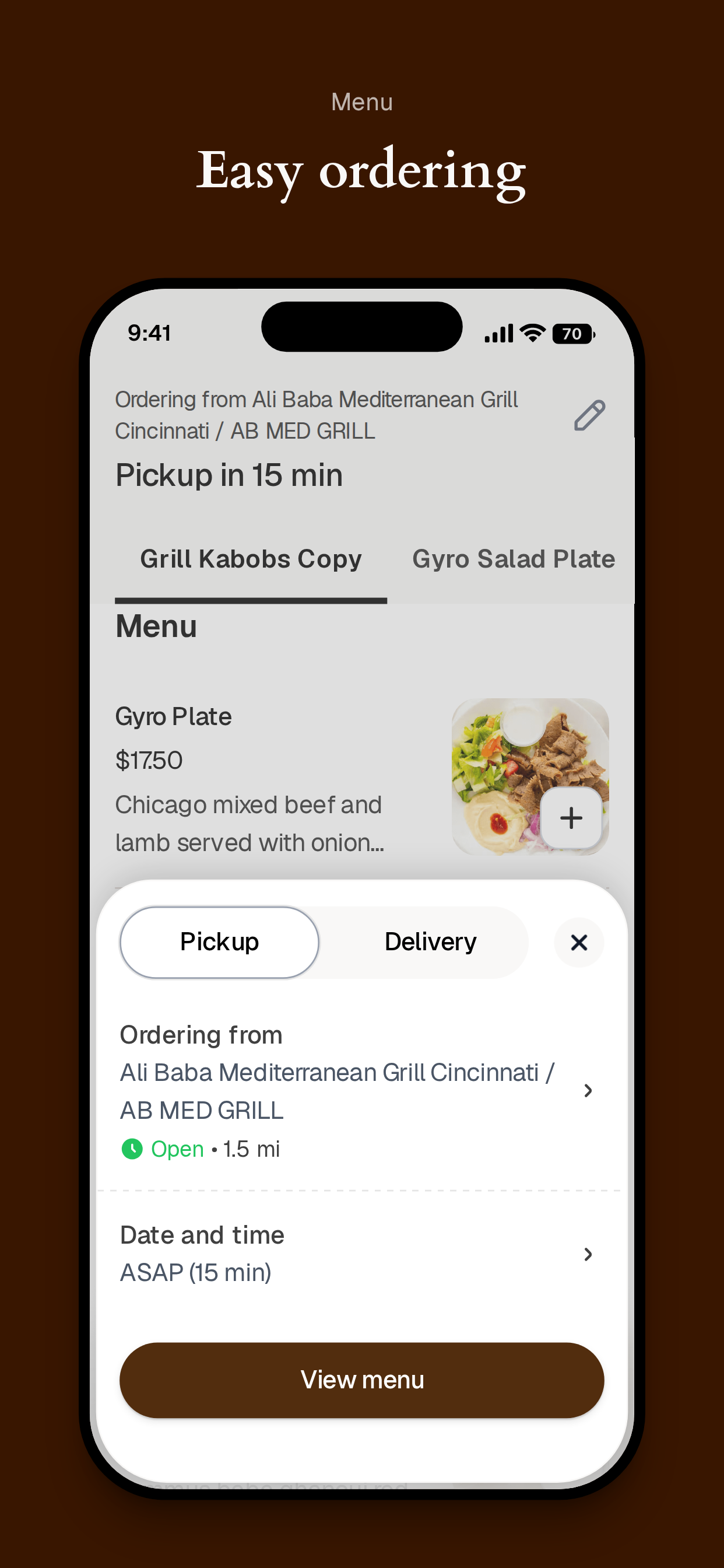 Ali Baba Mediterranean Grill screenshot 3