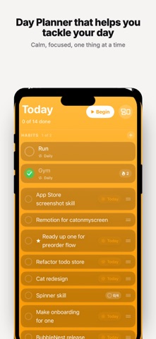 One: Todo, Habits, Day Planner screenshot 1