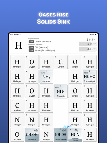 Alcyone: Chemistry Puzzle iPad screenshot