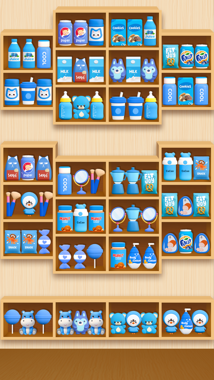 Goods Trio 3D Sorting Game