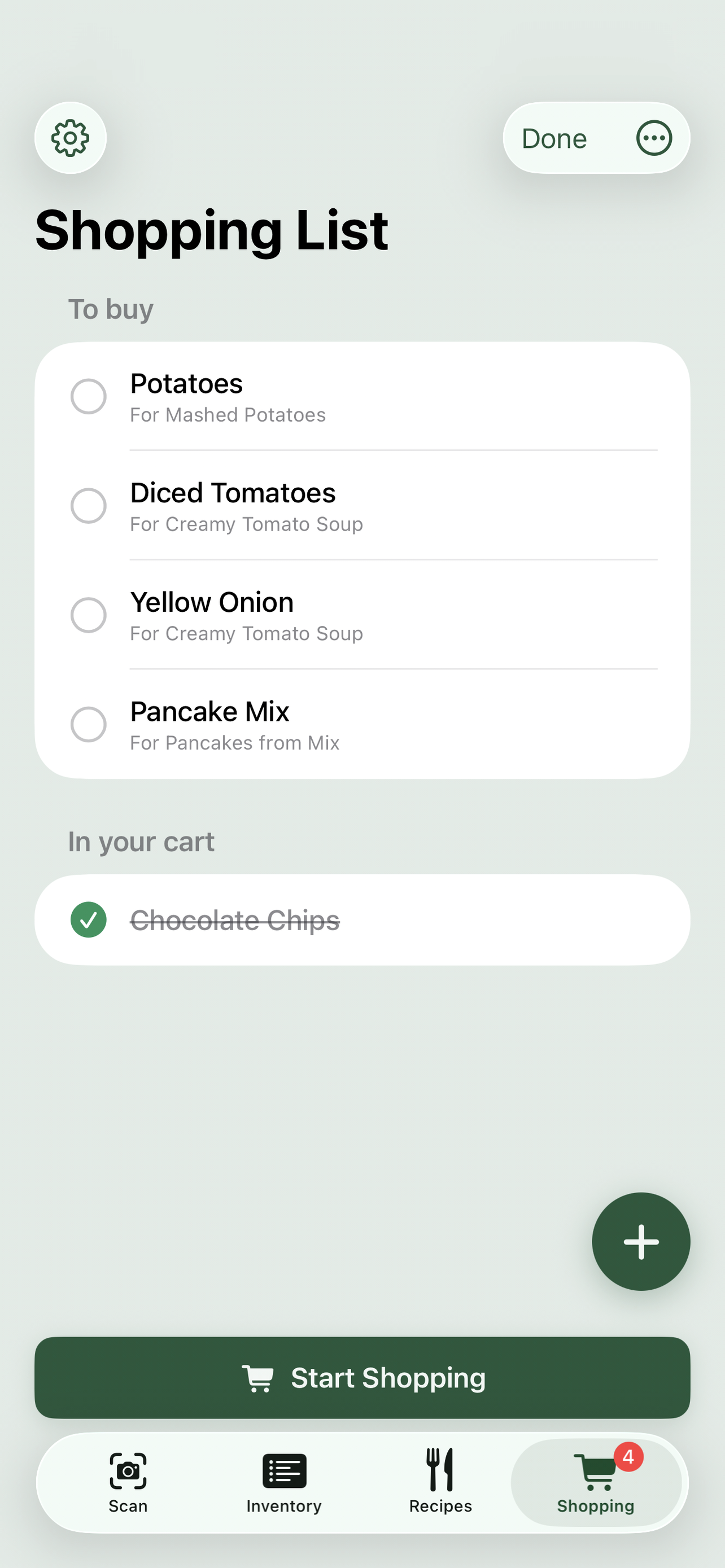 InStock Kitchen screenshot 5