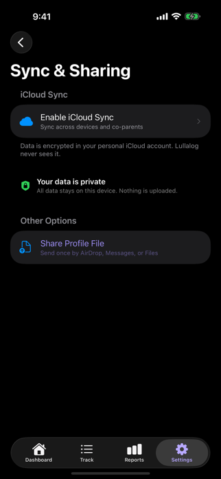 Lullalog: Baby Tracker Screenshot 5 of 10