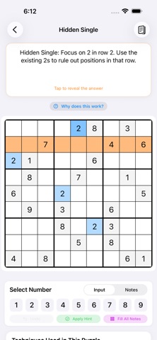 Sudoku Coach: Trainer Screenshot 6 of 10