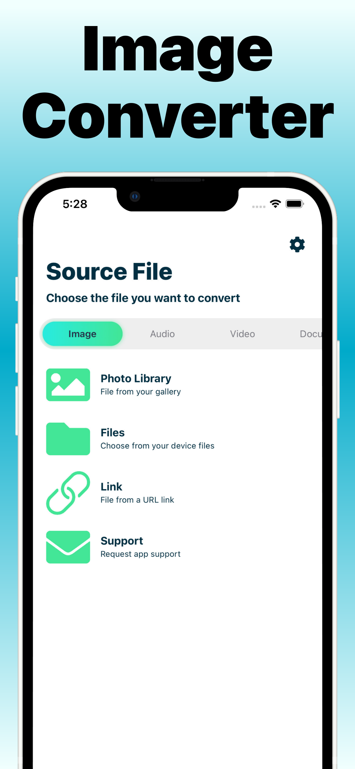 File Converter to the Formats
