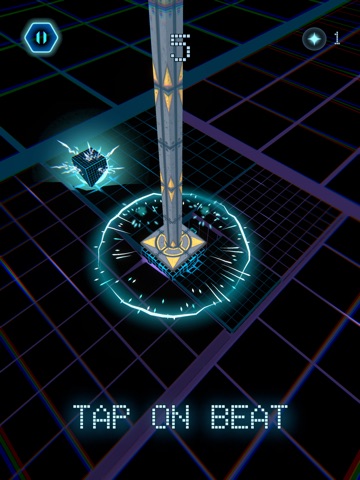 Cub8: Precision Rhythm Arcade iPad screenshot