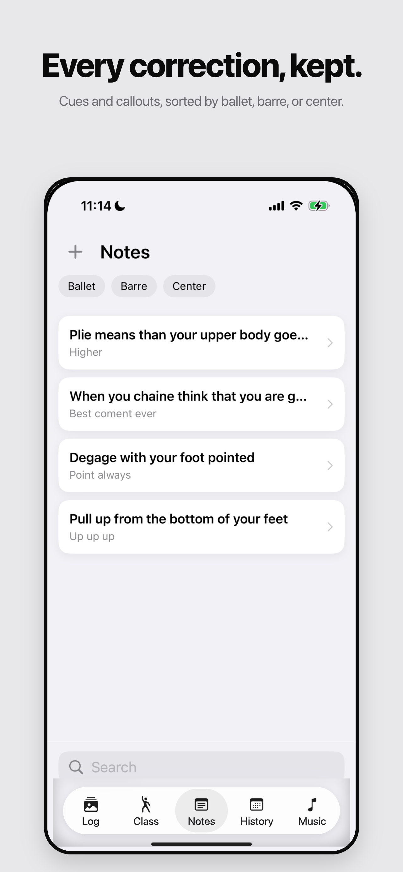 Ballet Log screenshot 4