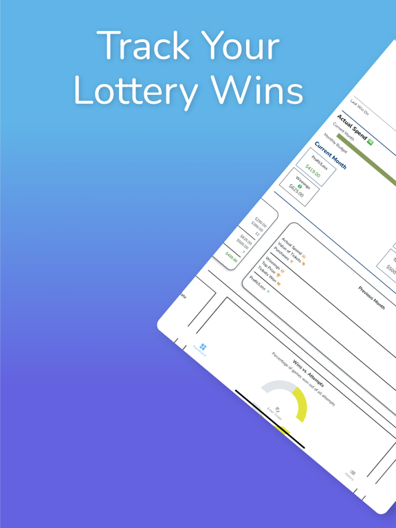 UpLotto iPad screenshot 1 - Finance app