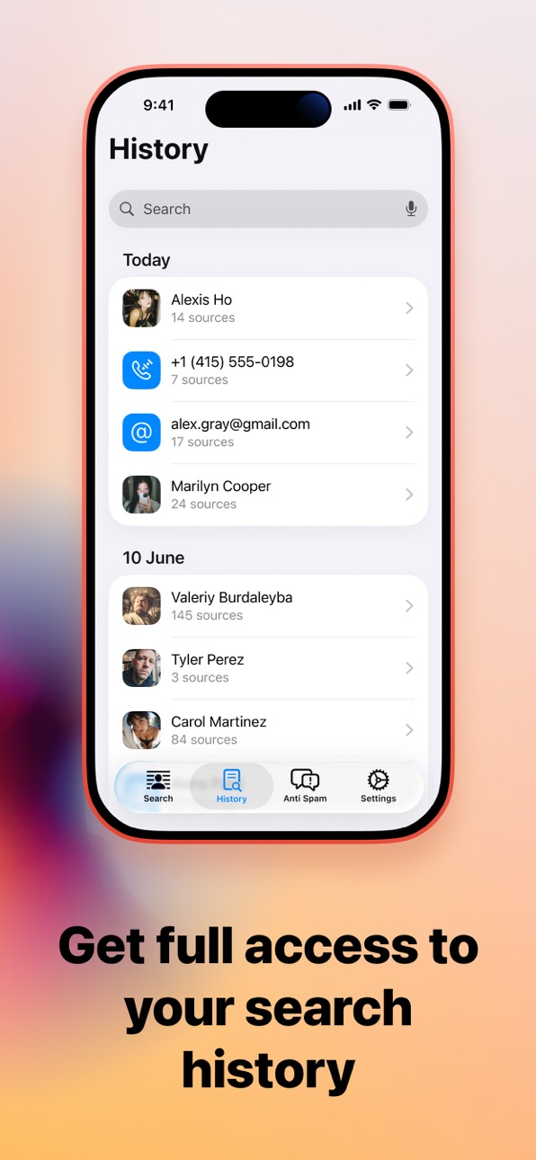 iPhone screenshot