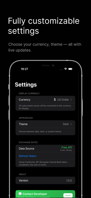 Spending Tracker – Subcoster Screenshot 3 of 3