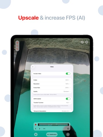 Emulsio › Video Stabilizer iPad screenshot