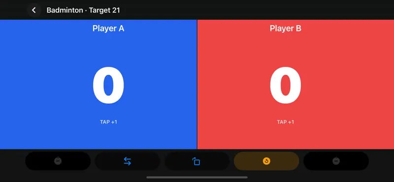 ScoreTap: Rally Counter screenshot 3 of 3