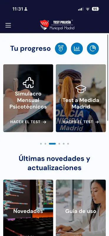 Test Policía Municipal Madrid screenshot 1 of 9