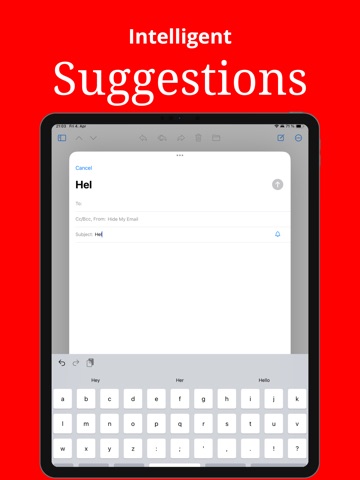 ABCDEF Keyboard Custom layout iPad screenshot