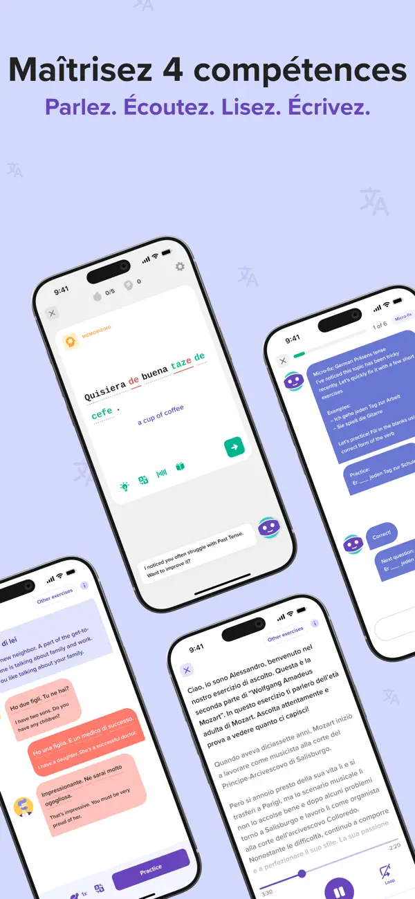Screenshot #3 pour Speakly: Langues en accéléré
