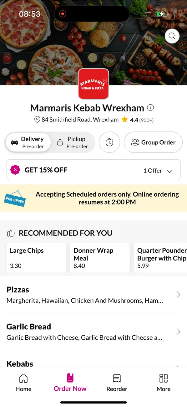 Screenshot #2 pour Marmaris Kebab Wrexham