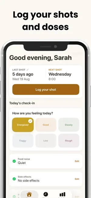 GLP-1 Tracker: Amber Daily screenshot 2