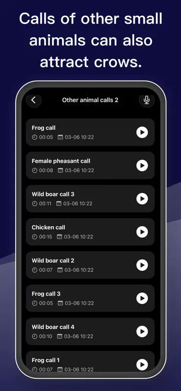 Crow Call Player:predator call screenshot 9 of 10