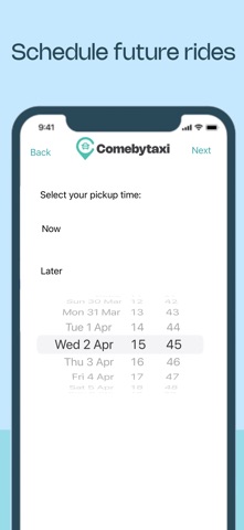 Comebytaxi screenshot