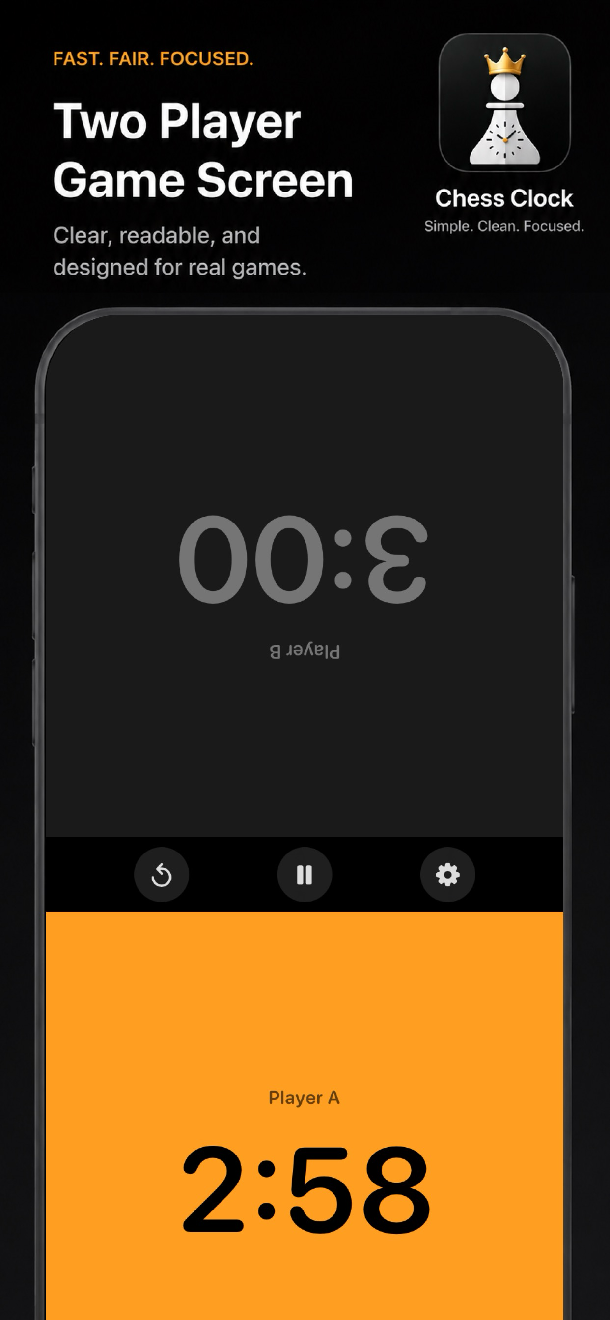 Chess Clock - Dual Timer screenshot 2